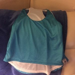 Reversible jersey top! Like pink teal white