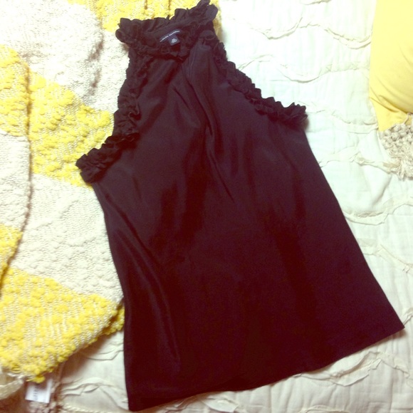 Banana Republic black dress top