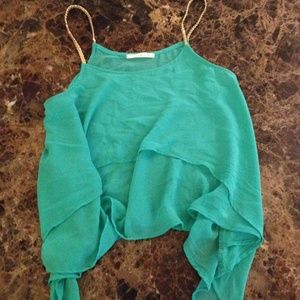 Turquoise top size medium
