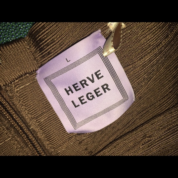 Herve leger sequins cocktail dress. - Picture 2 of 4