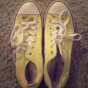 Yellow converse