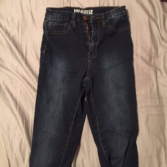 High Rise Dark Wash Jeans
