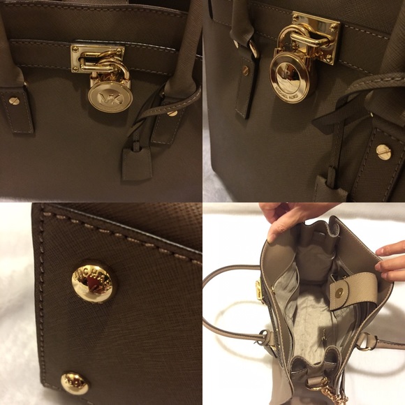 ✨Michael Kors✨HAMILTON LARGE SAFFIANO LEATHER TOTE - Picture 8 of 8