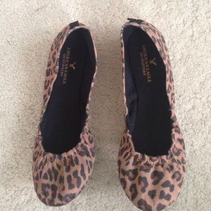 American Eagle Cheetah Ballet Flats
