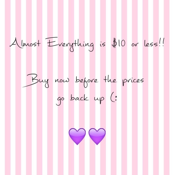 ALMOST EVERYTHING IS 10 or less !!! 💕
