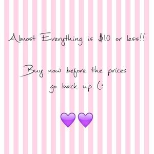 ALMOST EVERYTHING IS 10 or less !!! 💕