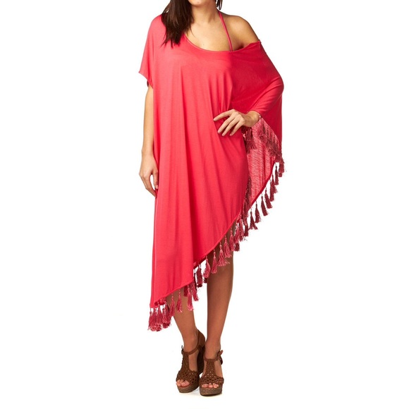 Mink pink Rosie tassel kaftan mps22074