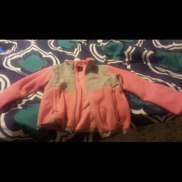 Kids pink North Face