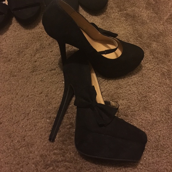 Black heels