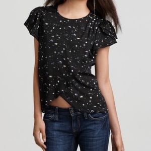 Bcbgeneration petal sleeve top