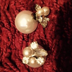 Double sided stud earrings!!