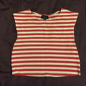 Topshop stripe crop