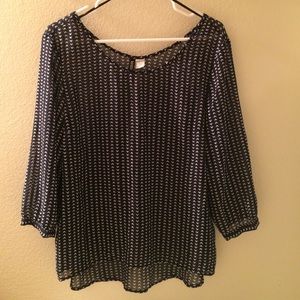 3/4 length top