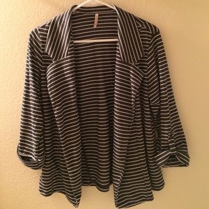 3/4 cotton blazer jacket