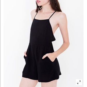 Pink grid cross back jumper