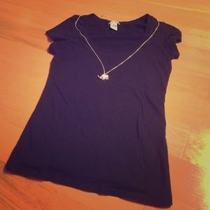 Plain black shirt