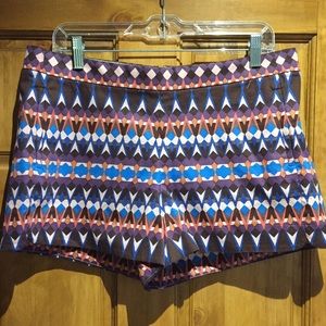 J. Crew Geometric Print Shorts