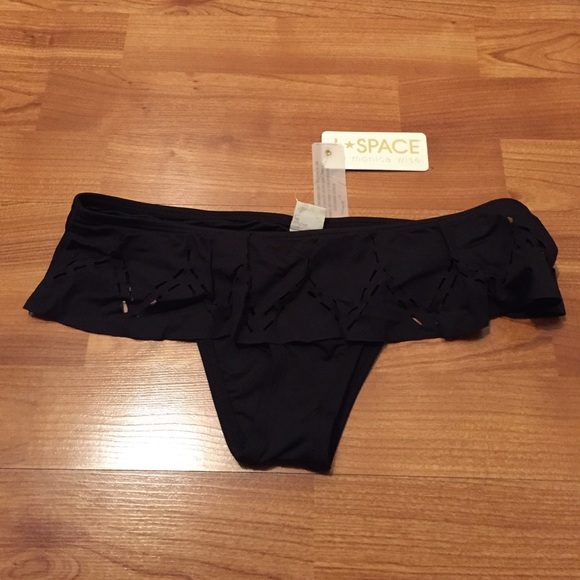 LSpace bikini bottoms black size small