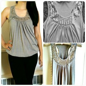 Sequin Top - Sparkly Mini Dress