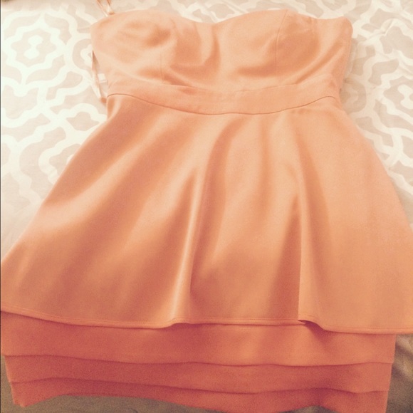 Coral mini dress- worn once