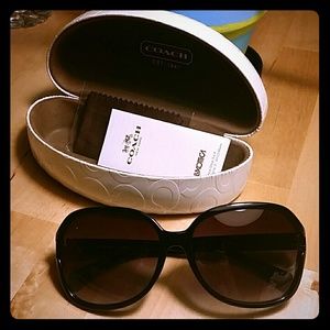 Coach "Selma" oversized sunglasses