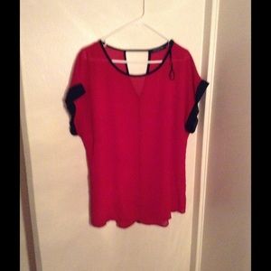 👚Sheer short sleeve top👚