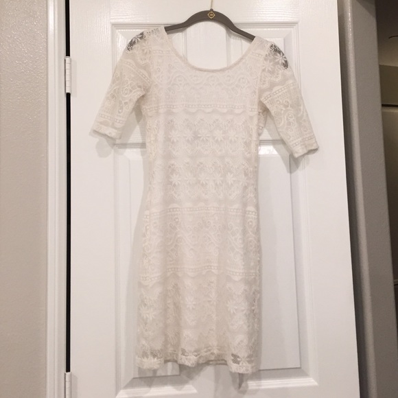 White lace mini dress  (Nordstrom's BP department)