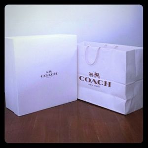 Coach Gift Bag and Gift Box