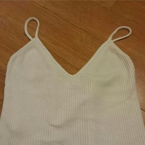 Brandy melville white joanne tank