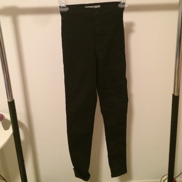 Topshop Joni black jeans