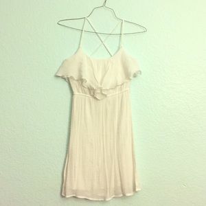 ♦️traded♦️Ruffled White Dress