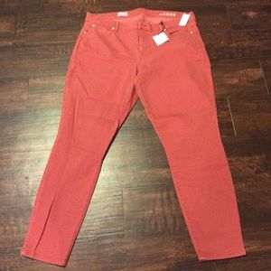 Brick red jeggings by GAP!