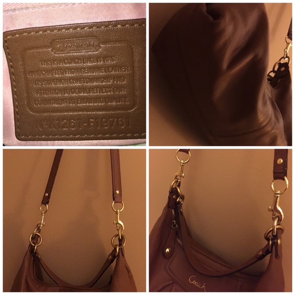 ▪️HP▪️Coach Ashley brown leather convertible hobo. - Picture 4 of 4