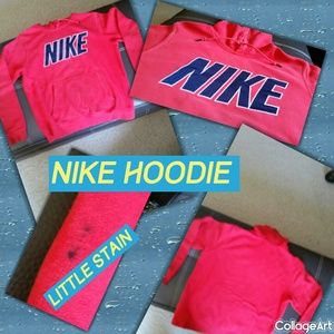 Men's Red Nike Hoodie/merone