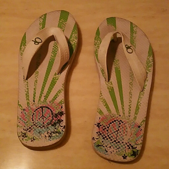 Girl flip flops