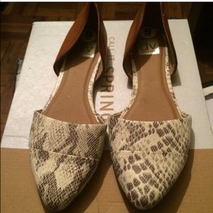 Dolce Vita snake skinned flats