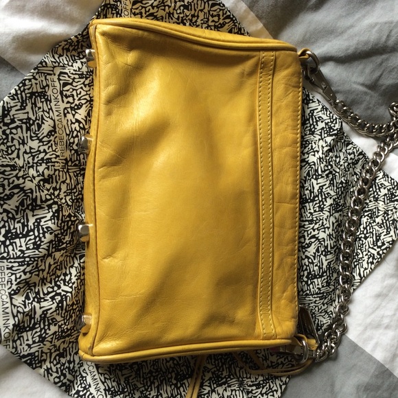 Yellow REBECCA MINKOFF Mini Mac - Picture 3 of 4