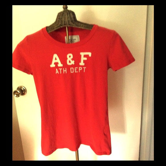 Abercrombie & Fitch coral ladies T size L