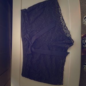 Dark grey lounge shorts