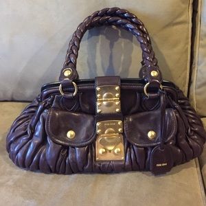 Authentic designer Miu Miu handbag