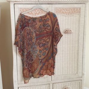 Tommy Bahama washable silk top