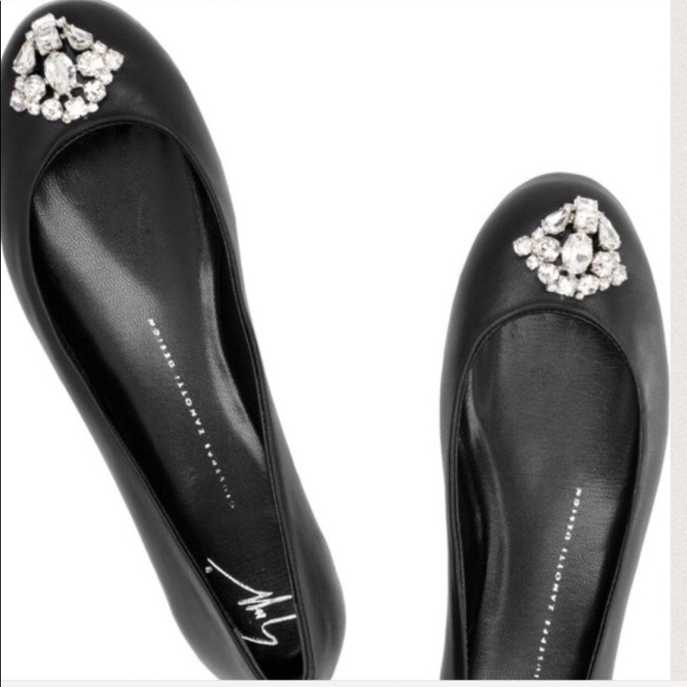SALE 🤩 Giuseppe Zanotti rhinestone ballet flats