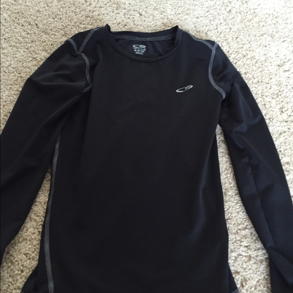 Boys active wear black top