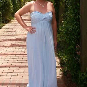 Blue David bridal dress
