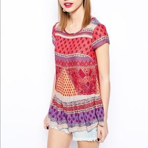 New Look Festival Peplum Top