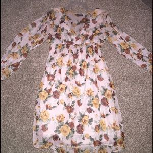 Bohemian floral rue 21 dress