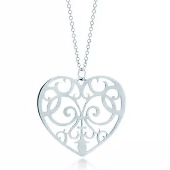 ISO! Tiffany Enchant Large Heart Pendant