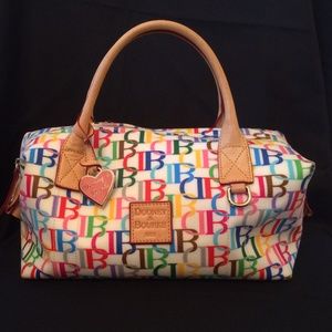 NWOT Dooney and Bourke multi colored doctors bag