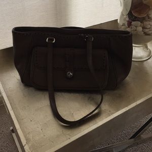 Brighton saddlebag style leather handbag