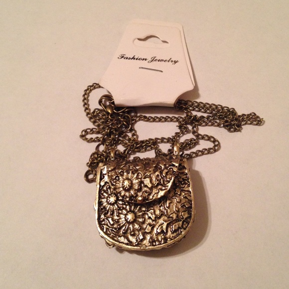 Vintage Carved Locket Necklace - Picture 3 of 3